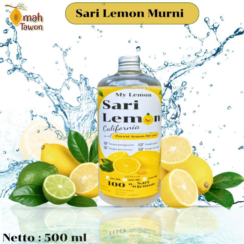 

Sari lemon murni Sari lemon original Sari lemon diet alami 500 Ml