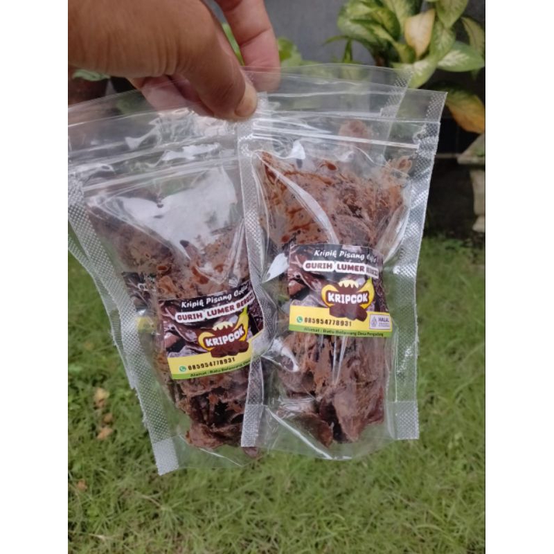 

KRIPIK PISANG LUMER COKLAT KRIPIK COKLAT LUMER BERSERTIFIKAT HALAL SEKALI NYOBA PENGENNYA BERKALI-KALI KRIPCOK