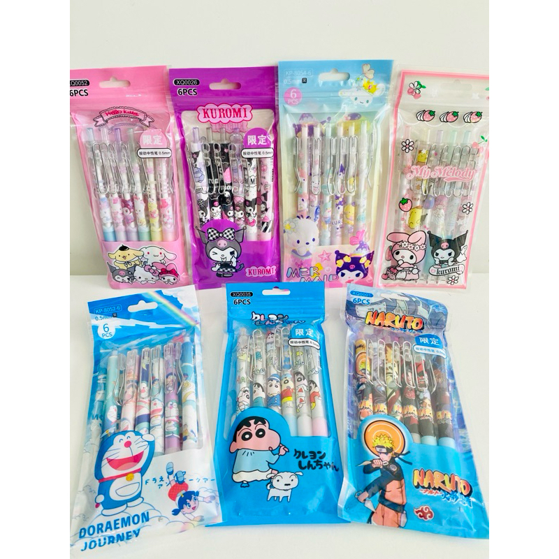 

pen gel cetek isi 6pcs