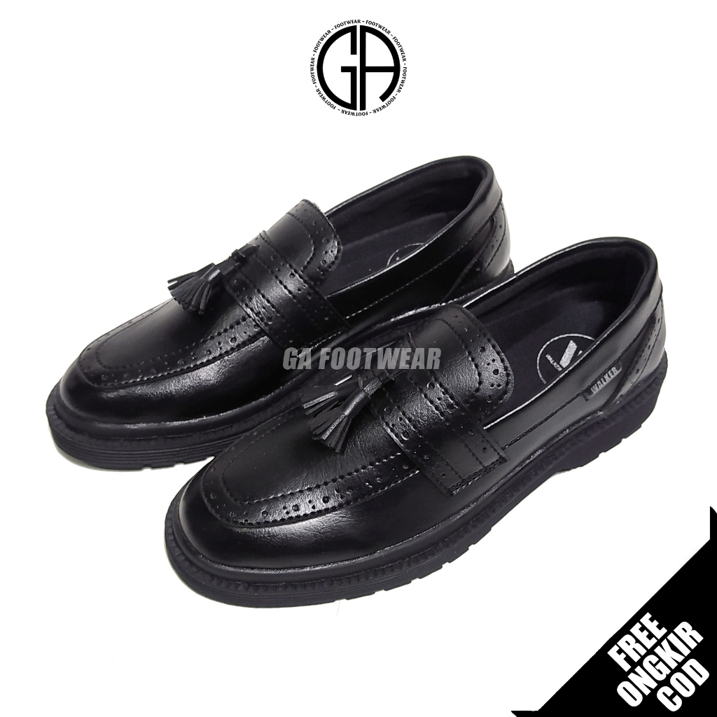 GA FOOTWEAR Calv - Sepatu Loafers Pria Formal Kantor Kerja Kuliah Kondangan