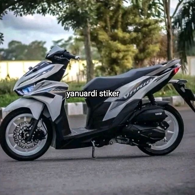 STRIPING STIKER VARIO 125 NEW TAHUN 2022 2023 MATTE WHITE PUTIH DOFF STIKER VARIO 125 NEW 2022 PUTIH