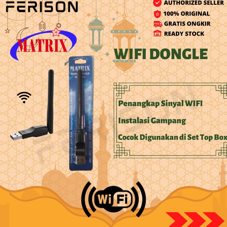 Telah Hadir Matrix USB Dongle Penangkap Sinyal Wifi TV  Laptop