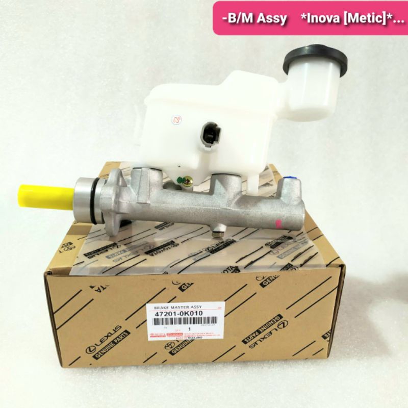 BM ASSY BRAKE MASTER ATAS TOYOTA INNOVA INNOVA FORTUNER MATIC ORIGINAL