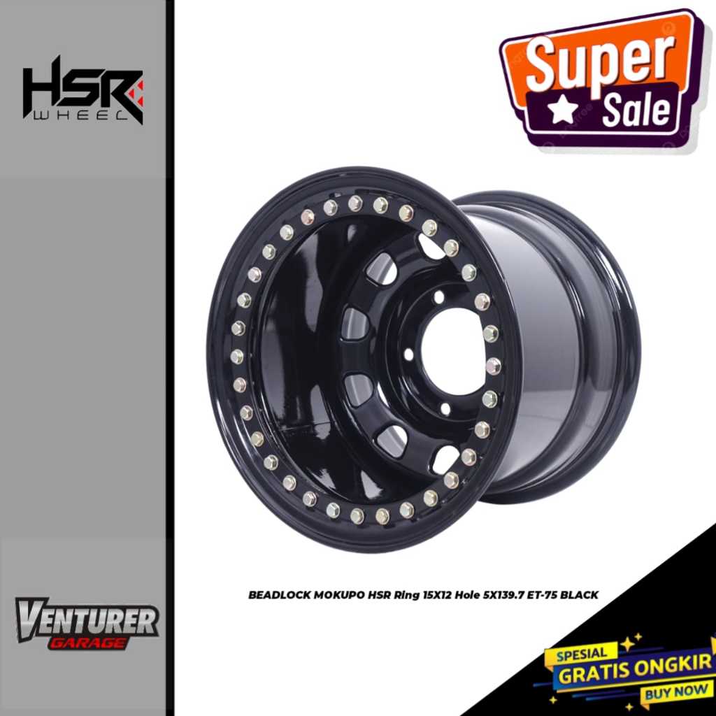 Velg offroad murah lebar 12 beadlock jimmy katana feroza surabaya