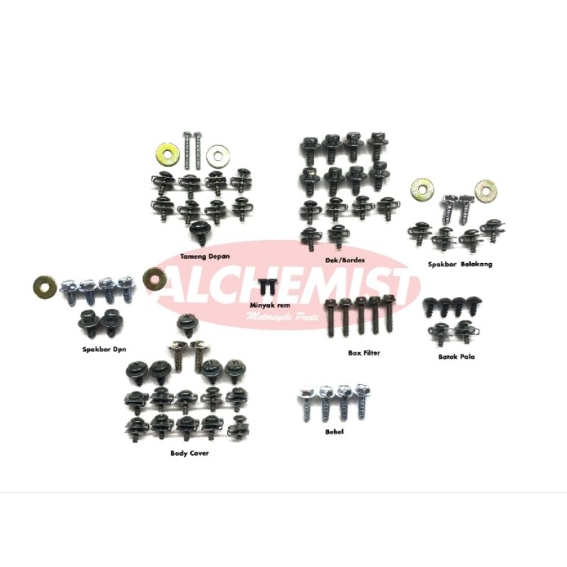 COD Baut Yamaha Nouvo Lele Fullset / Baut Baud Yamaha Nouvo Lele Fullset Fullbody