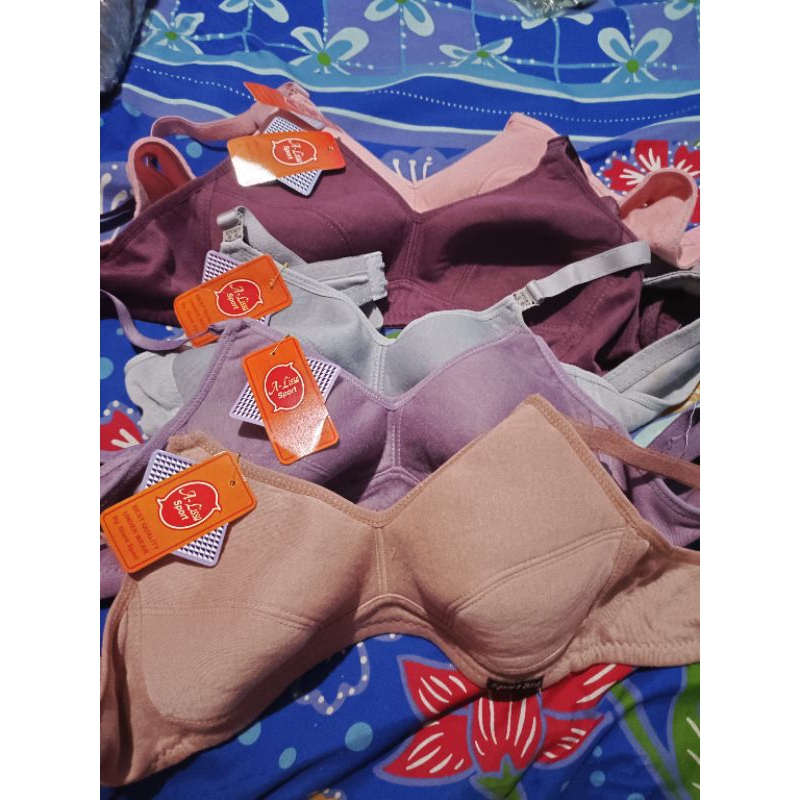 BH SPORT JUMBO /BH Sport Bra Murah Tanpa Busa Tanpa Kawat Bahan Katun / Sport Bra Jumbo Ukuran 40 42