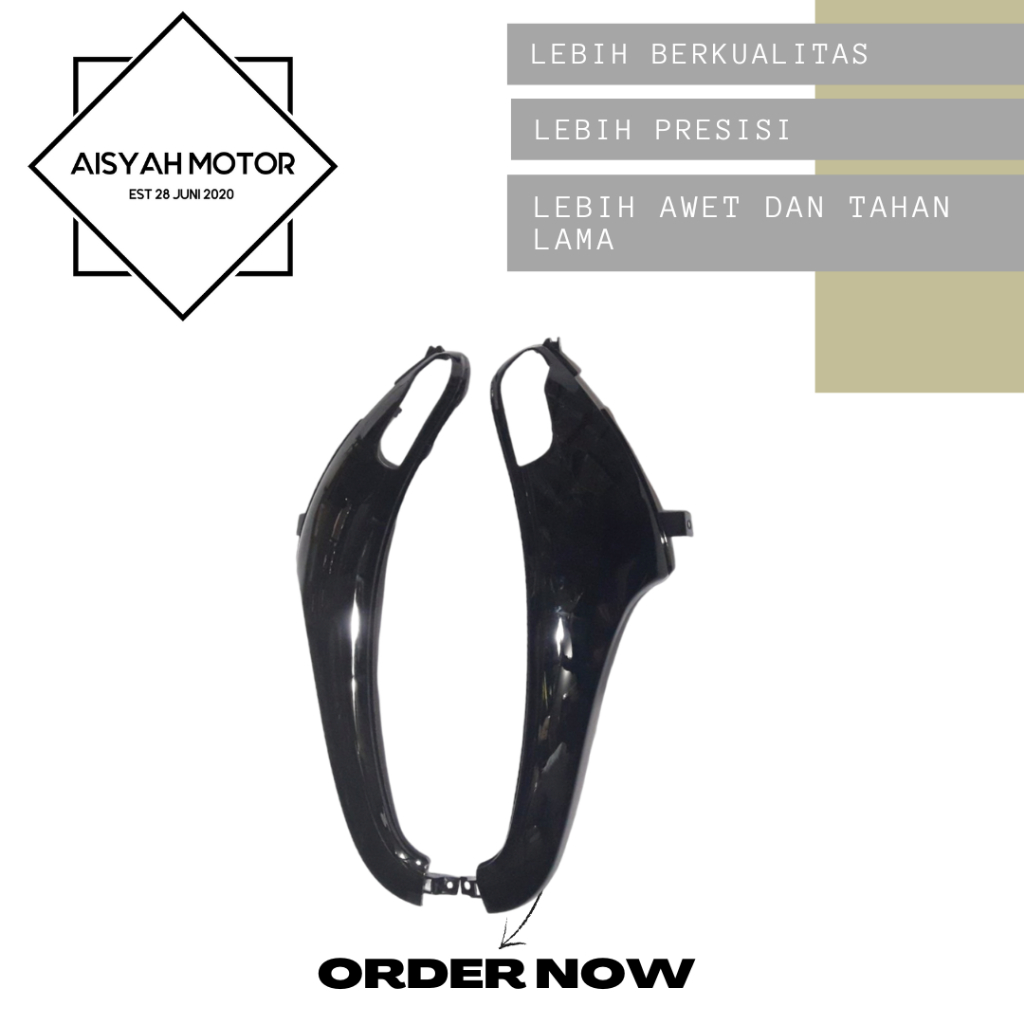 Sayap Honda Scoopy FI Warna Hitam Tahun 2015