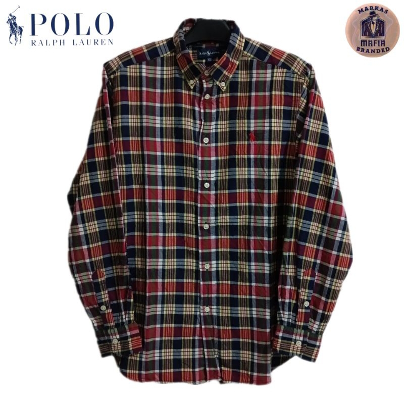 kemeja pria polo by ralph lauren | kemeja casual | kemeja kotak kotak