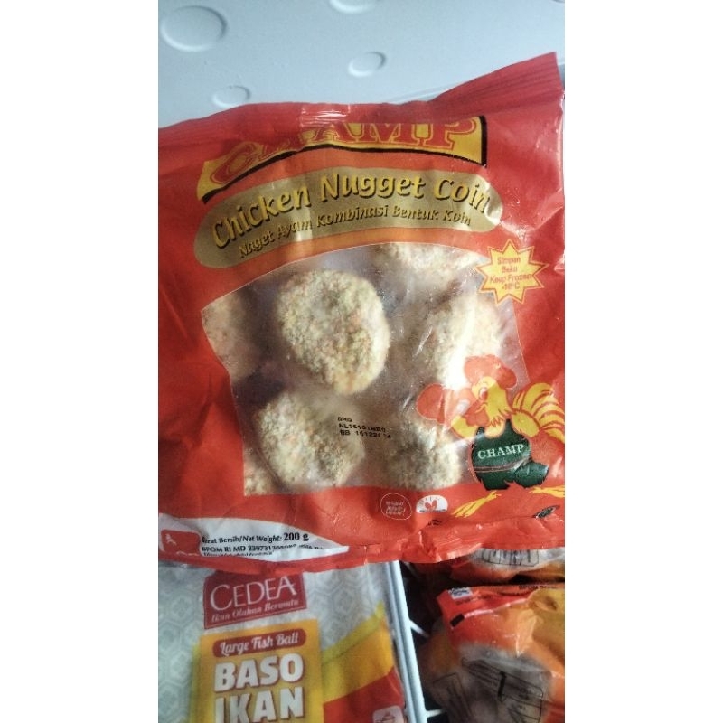 

champ chicken nugget coin