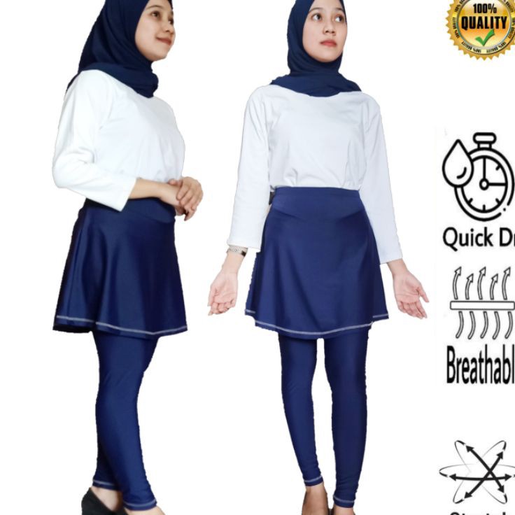 First Order  Legging Rok spandek premium legging panjang muslimah Legging sporty LEGGING ROK PANJANG