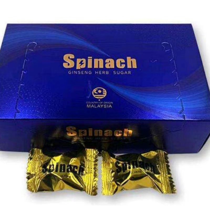 

Permen Spinach Candy Isi 30.Butir Spinach Asli Original