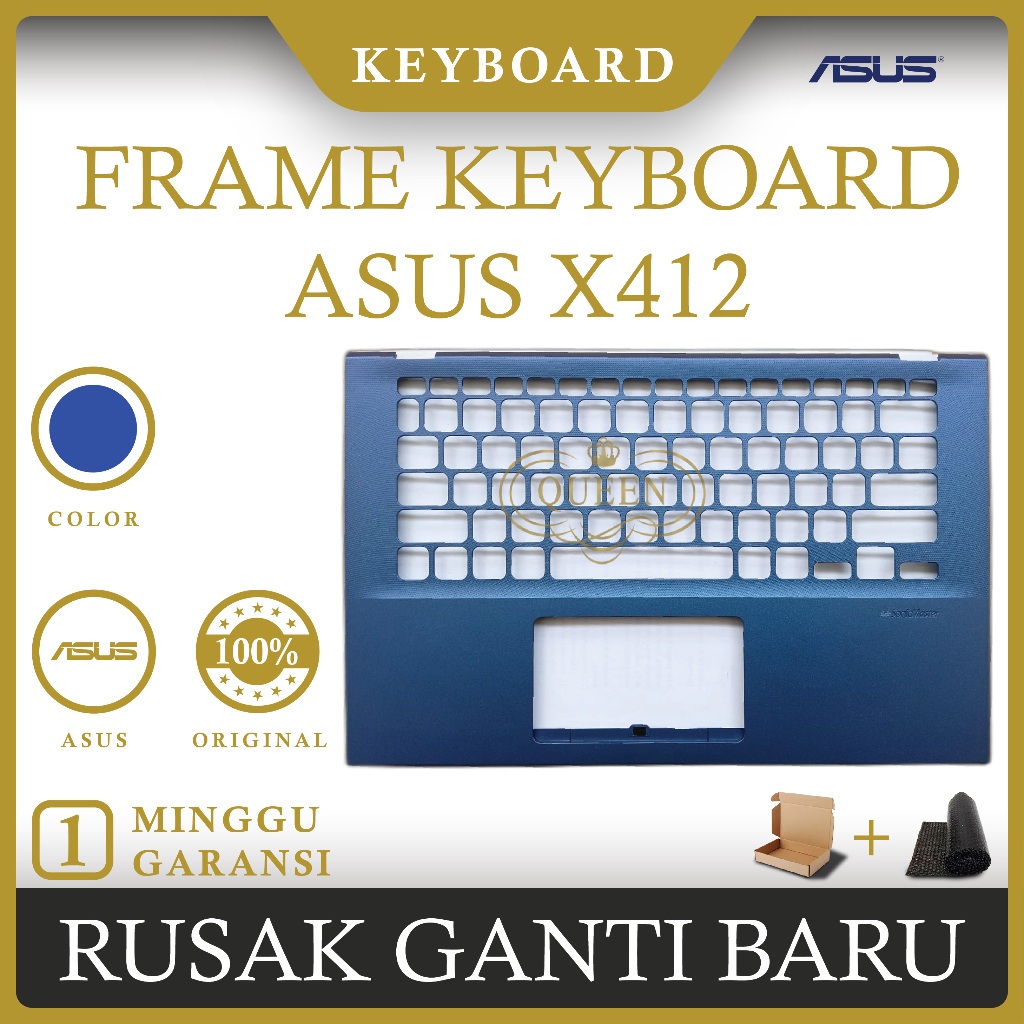 FRAME KEYBOARD LAPTOP ASUS Vivobook 14 X412 X412FA X412UA ORIGINAL