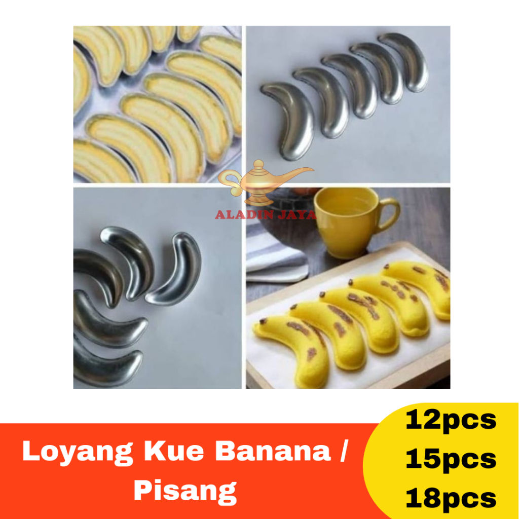 Loyang Kue Banana / Pisang / Cetakan Kue Pisang