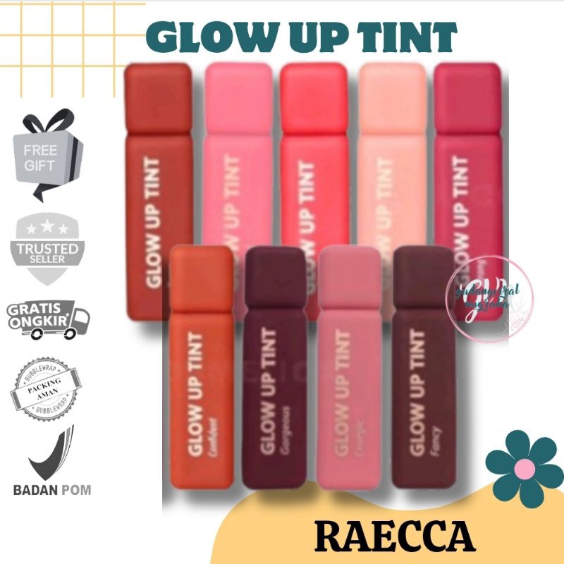 ☘️GVN☘️ RAECCA GLOW UP TINT LIP TINT STRONG BRAVE CHERFUL RAECCA LIP TINT VIRAL