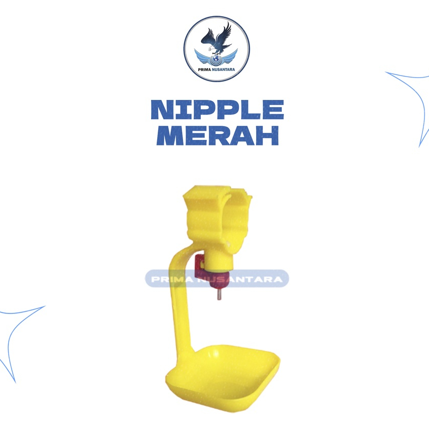 NIPPLE KUNING TEMPAT MINUM AYAM WADAH MINUM AYAM TMO TEMPAT MINUM PETERNAKAN AYAM BROILER