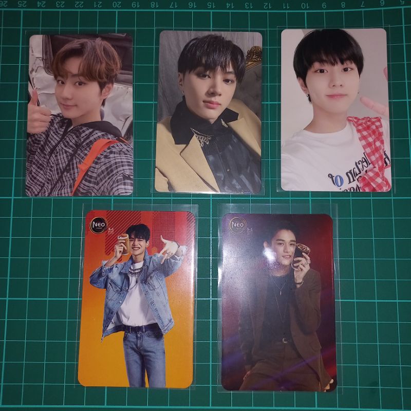 Photocard Jay Dimension:Dilemma, Jungwon GGU GGU Package 2023, Lucas WayV Neo Coffe, Jungwon selca d