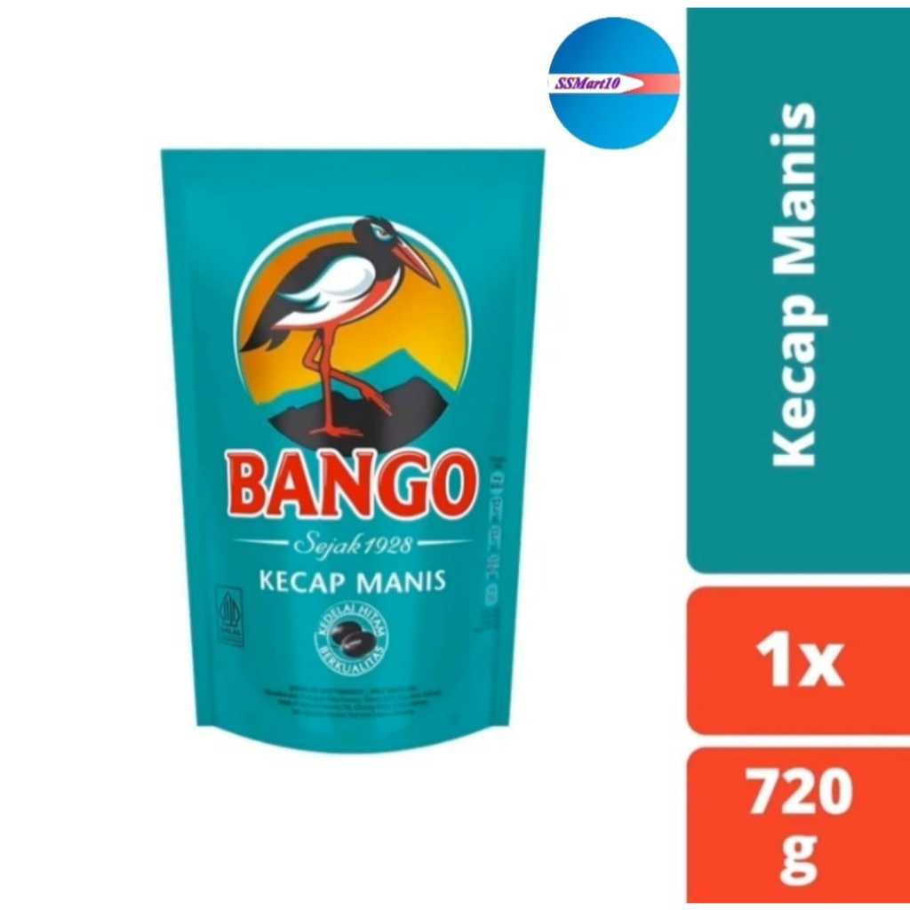 

BANGO Kecap Manis Pouch 520ml/720g [ Isi Sama ]