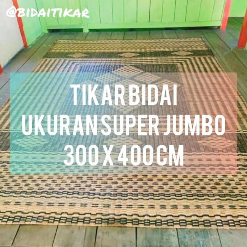 Tikar Rotan Bidai Ukr. SUPER JUMBO (Ukr.300x400cm)- Tikar Rotan Kalimantan