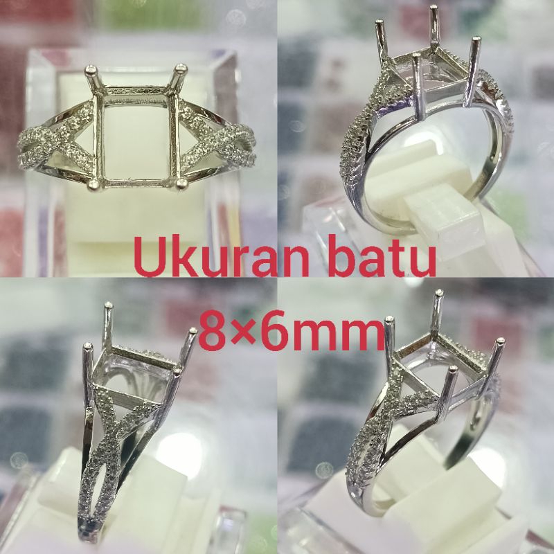 RING WANITA PERAK LZZS925 DI JAMIN PERAK ASLI 100%