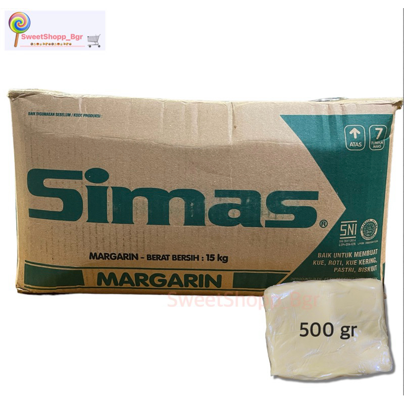 

Margarine Simas Kemasan 500 Gr (Repack) / Simas Margarin 500 Gr (Repack)