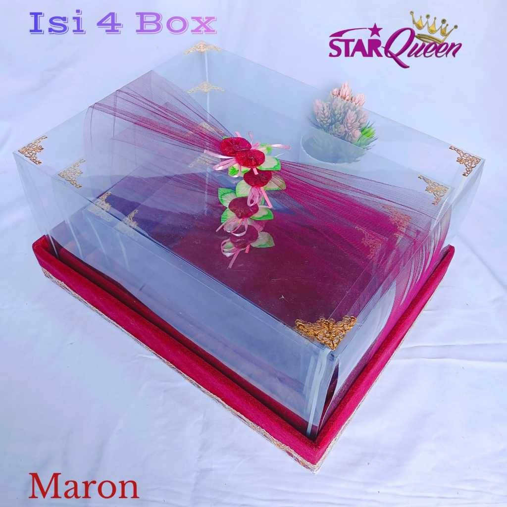 Kotak seserahan pernikahan box seserahan hantaran parsel Tempat Perhiasan seserahan pernikahan tutup