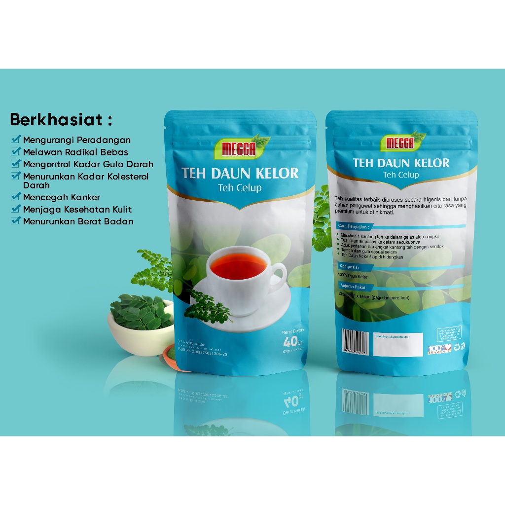 

Mecca Teh Daun Kelor Teh Pouch 40 gr ORIGINAL