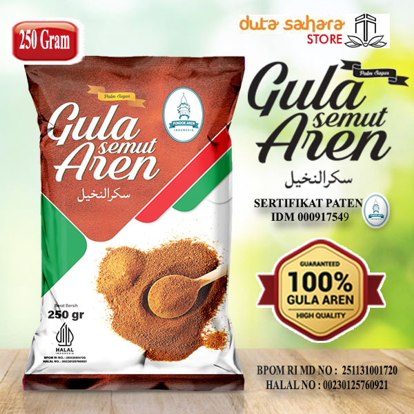 

Gula Aren Bubuk Asli Murni 100% Organik Grade A 250 gram Gula Aren Semut 250gr Brown Sugar Asli Murni Palm Sugar 250 gr 100% Original Pondok Aren Bpom Halal