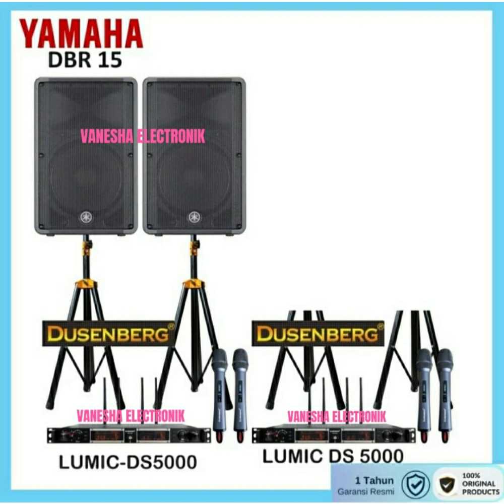 Paket Sound System Yamaha DBR 15 Mixer Betavo 8 Channel