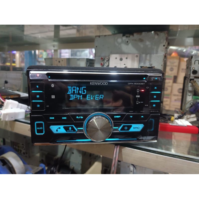 headunit kenwood bluetooth DPX-5000BT doubledin audio mobil