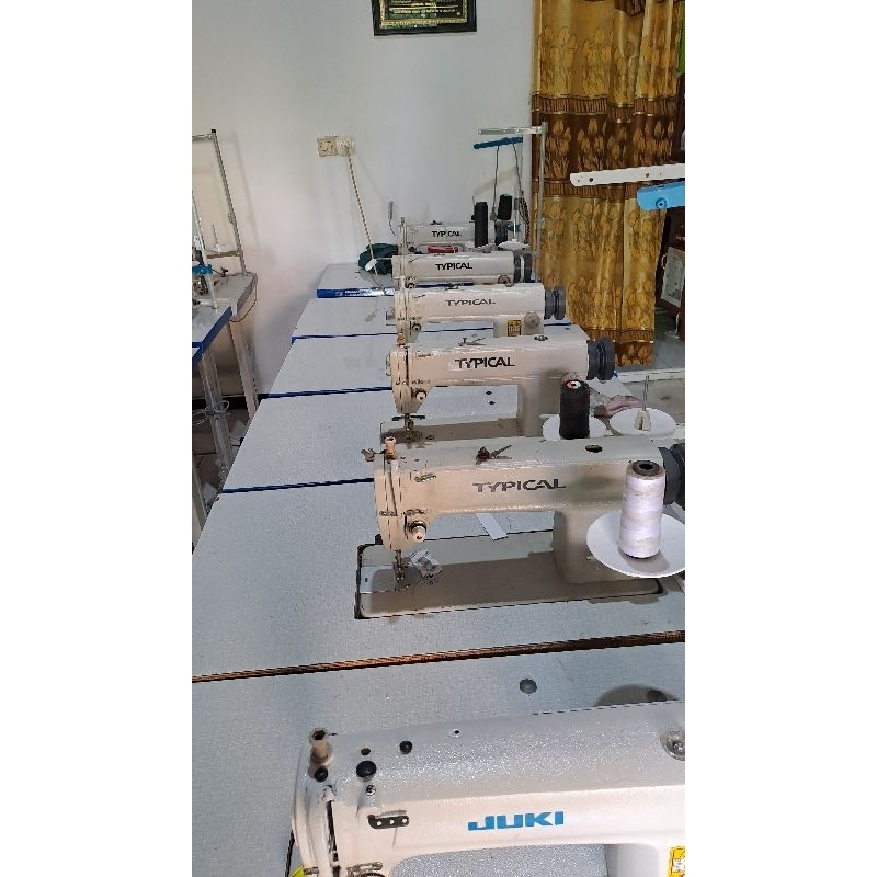 Mesin Jahit jarum1 merk juki,tipikal ,perlengkapan baru servo baru