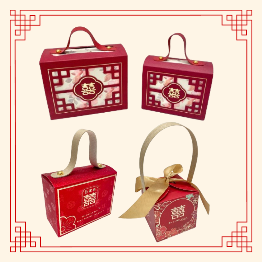 

Kotak souvenir sangjit shuang xi lamaran engagement goodie box 1pcs