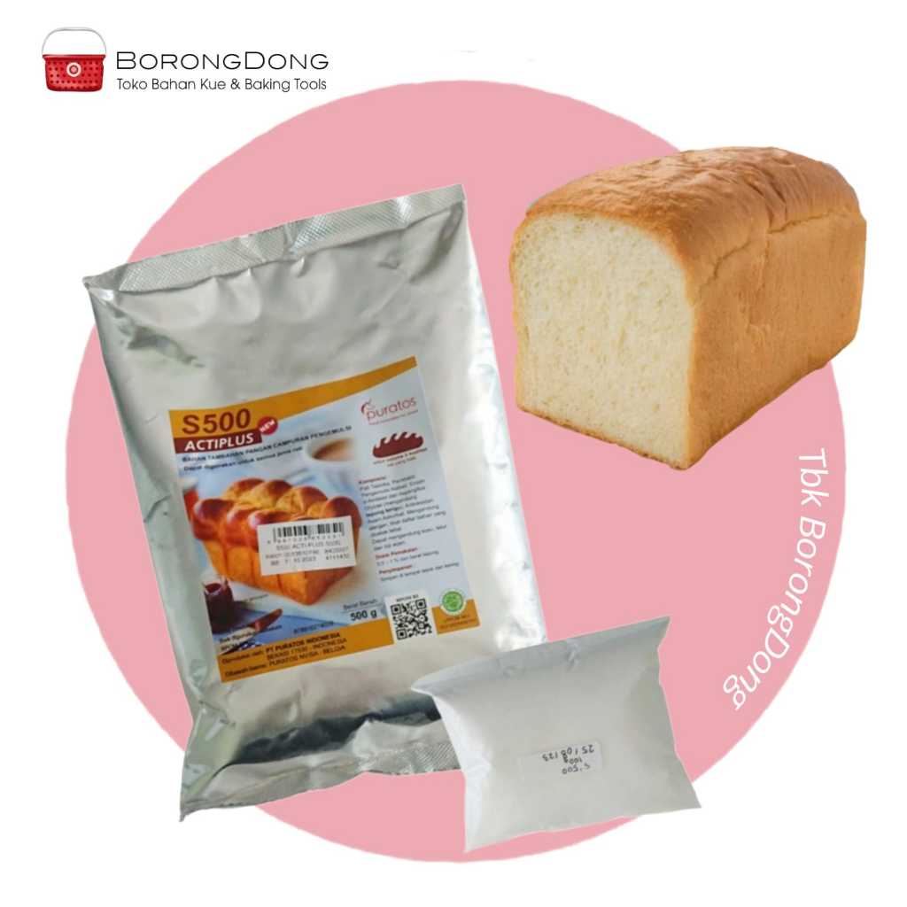 

Puratos S500 Actiplus - Repack 50g / Bread Improver / Pelembut Roti