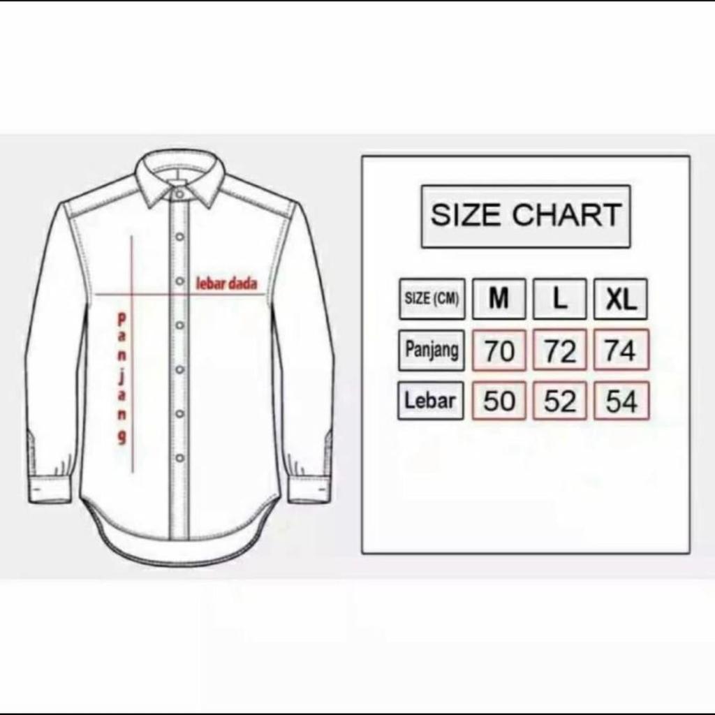 murah baju kemeja pria lengan panjang polos sky blue hem biru langit bahan katun premium