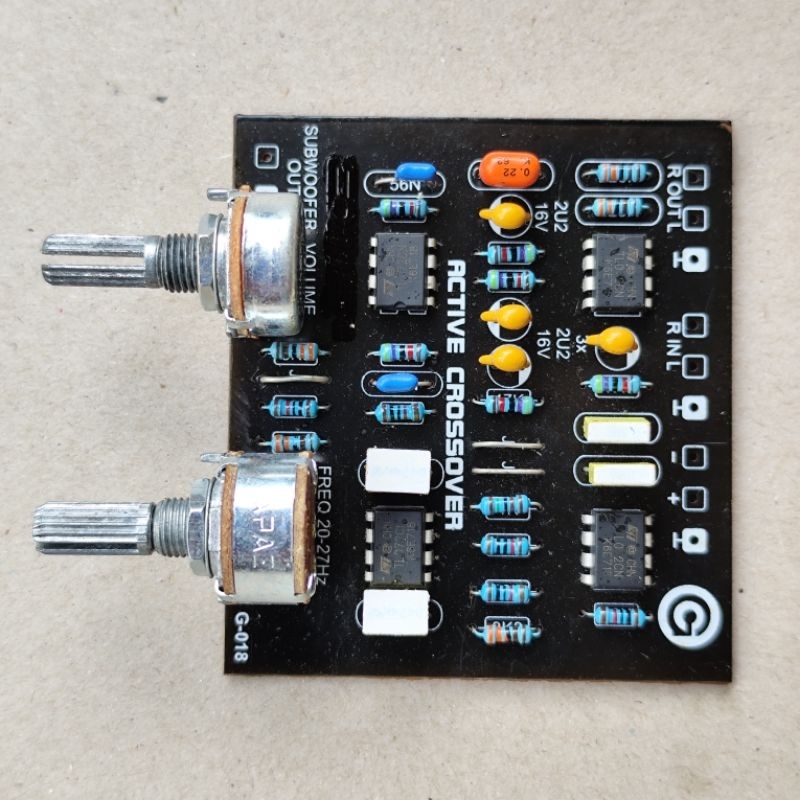 FILTER SUBWOOFER 2 POTENSIO PLUS FREKUENSI