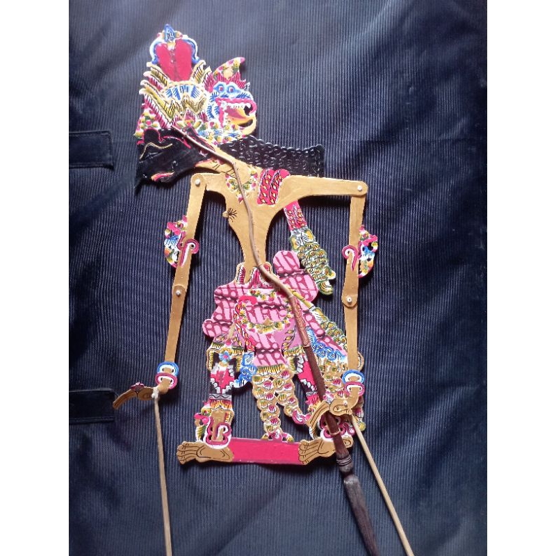 

Wayang kulit bahan duplek yellowboard rama jatasura