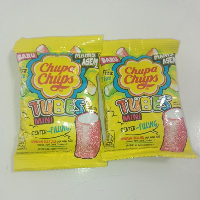 

Chupa Chups Tubes Mini Kembang Gula Jeli 24 g