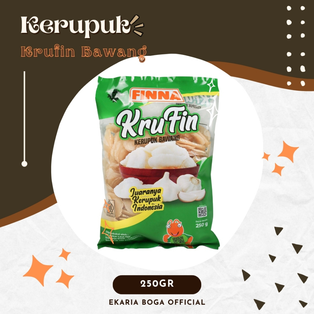 

KERUPUK | KRUPUK BAWANG | FINNA KRUFIN KERUPUK BAWANG | MENTAH | KRUFIN BAWANG 250GR