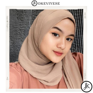 NPN869 MEGA SALE Kerudung Hijab Pashmina Full Plisket Pasmina Shawl Plisket uk 75x175cm PASMINA PLIS