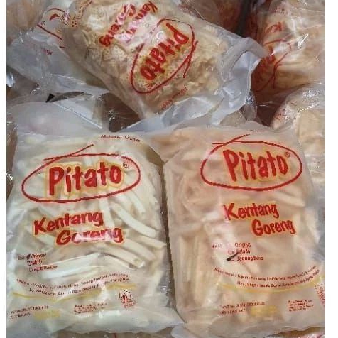 

Pitato Kentang Goreng 95gr Renyah Gurih Rasa Original, Balado, Jagung Bakar