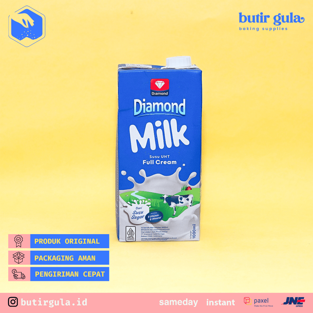 

Susu Diamond Full Cream UHT 1 Liter