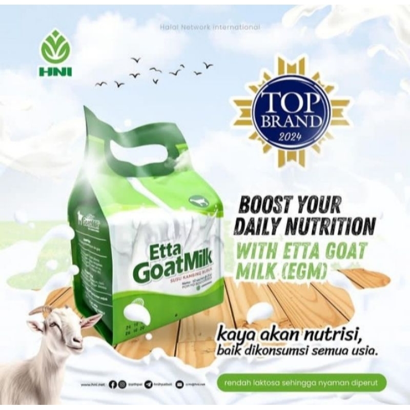

Etawa Goat Milk HNI HPAI - Susu Kambing Etawa HNI HPAI - Etawa Goat Milk ( EGM )