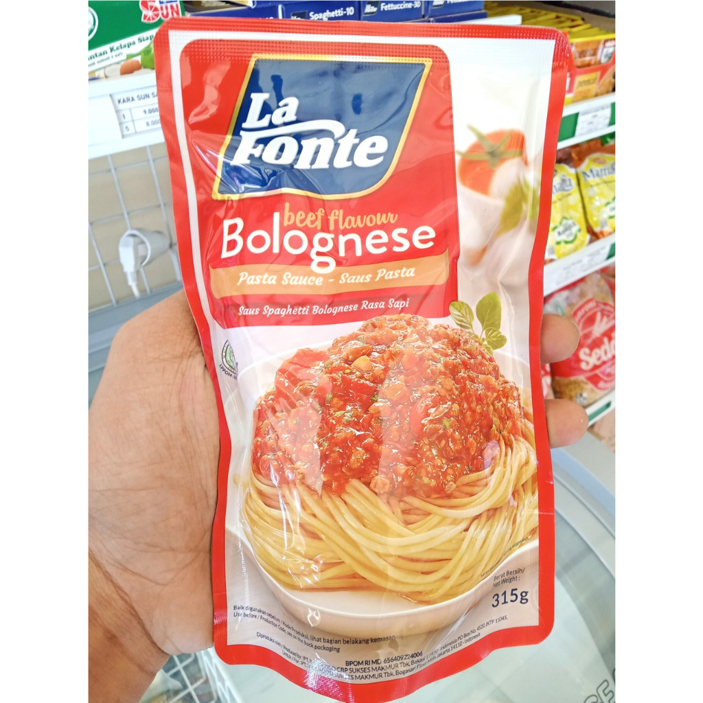 

La Fonte Saus Bolognese Sapi 315gr