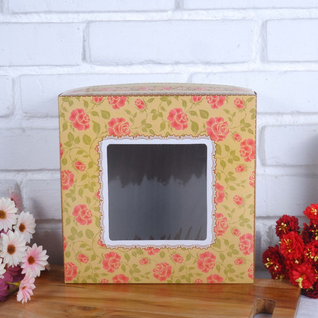 

Box Lapis Bunga/ Dus Ukuran 22x22x9cm & 25x25x9cm /2pcs