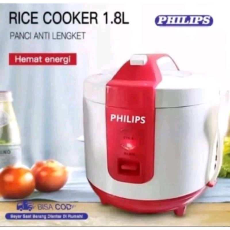 Termurah Rice Cooker Philips/Mejikom 1,8 Liter