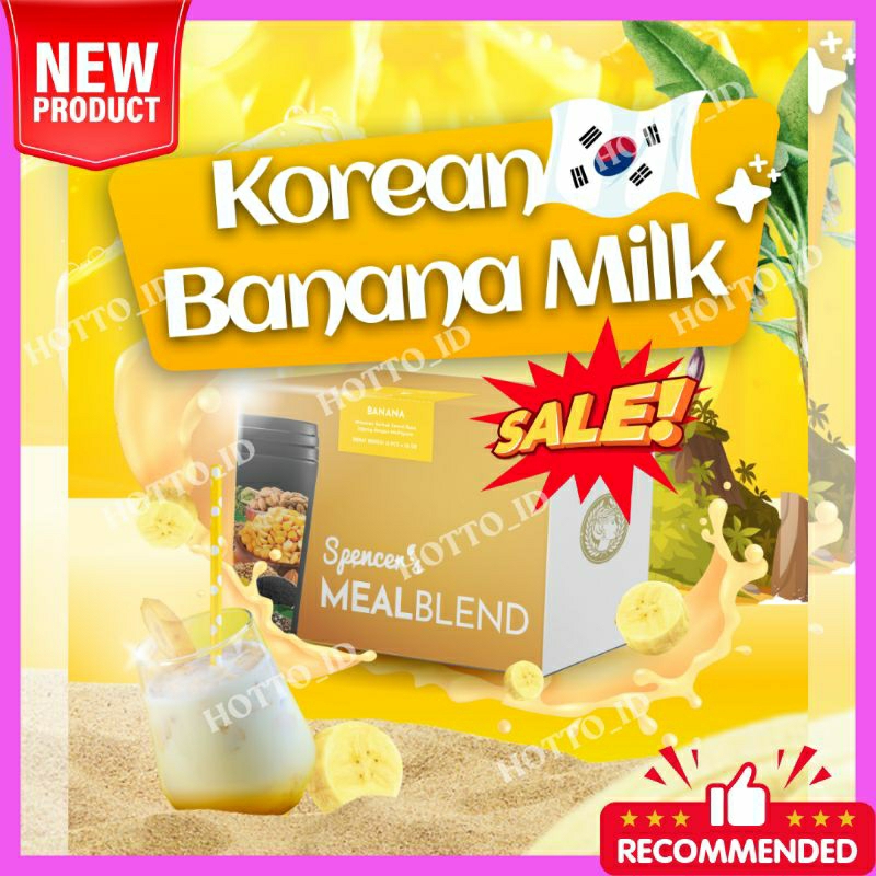 

Spencer's MEALBLEND KOREAN BANANA MILK / Spencers MEAL BLEND / Meal Replacement