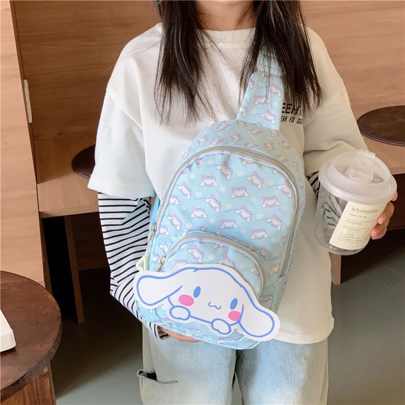 Aveline Tas Selempang Karakter Anak Melody Kuromi / Tas Selempang Sanrio Anak Fashion / Tas Kuromi /