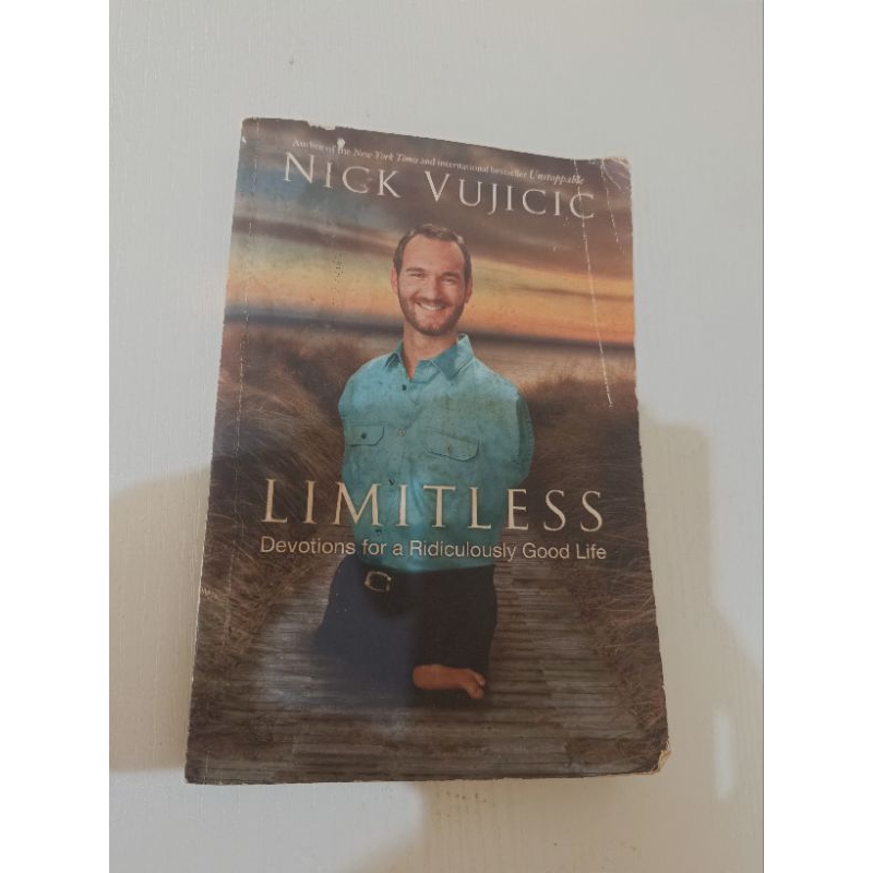 BUKU LIMITLESS PRELOVED ORIGINAL, NICK VUJICIC LIMITLESS, LIMITLESS PRELOVED BOOK, BUKU PRELOVED ORI