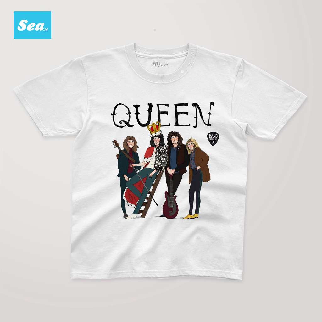 Kaos anak band Queen , kaos musik anak motif band queen