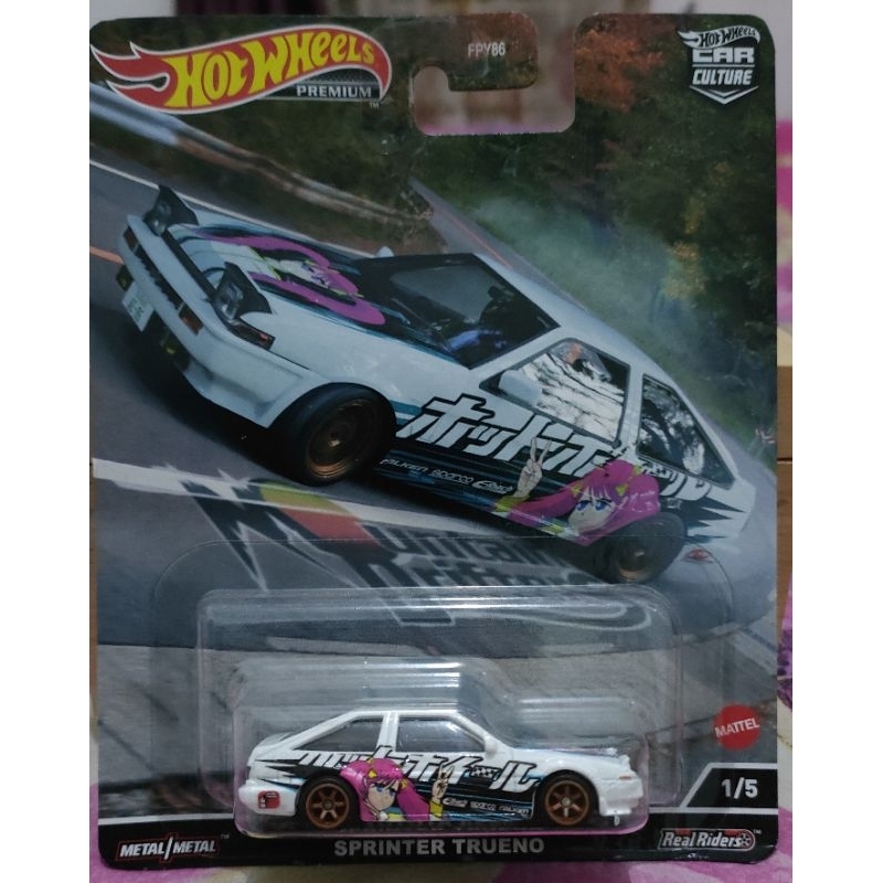 Hotwheels TOYOTA AE86 SPRINTER TRUENO