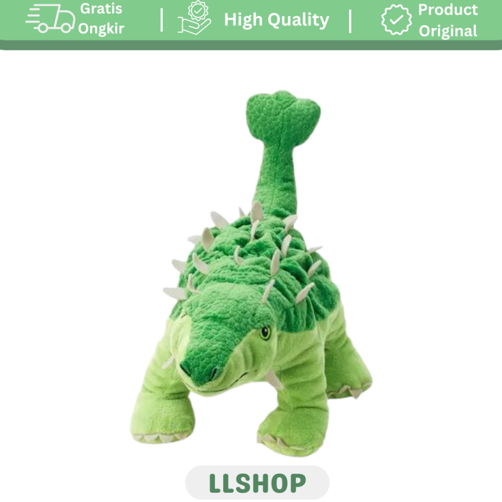 JATTELIK Boneka, egg/dinosaur/dinosaur/ankylosaurus, 37 cm